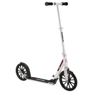 A6 Scooter side view in silver