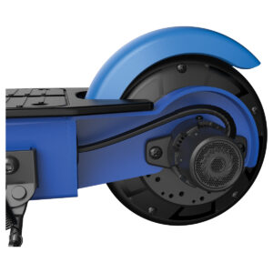 Black Label E100 Scooter rear brake in blue