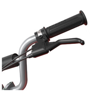 DirtQuad in red brake lever