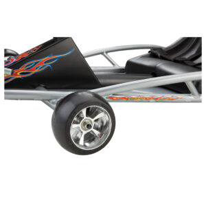 GroundForce in silver front wheel