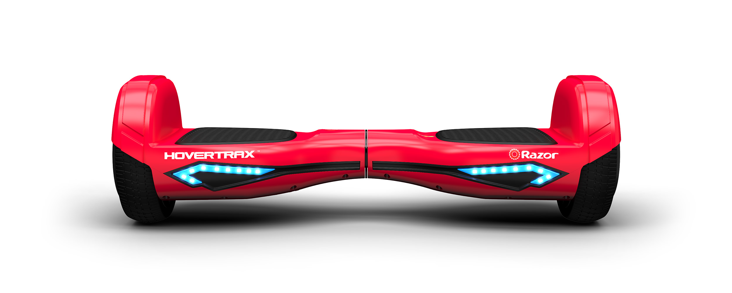 Large front view of a Hovertrax in red