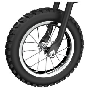 MX125 in black front tire